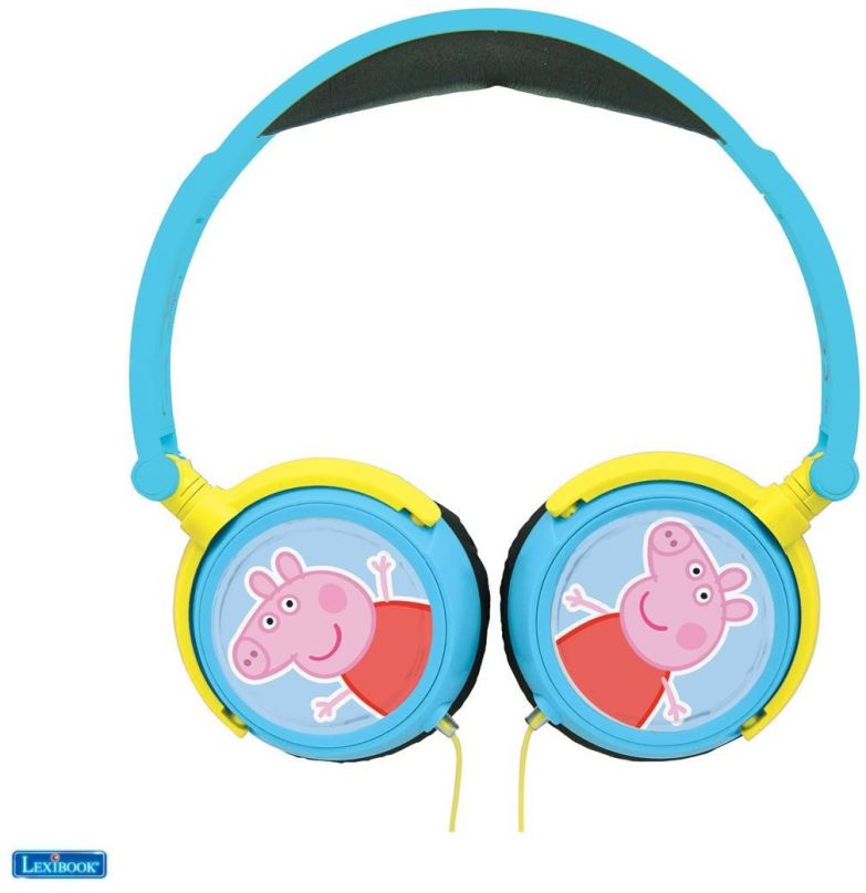 Sluchátka Prasátko Peppa Stereo Sluchátka s bezpečnou hlasitostí pro děti