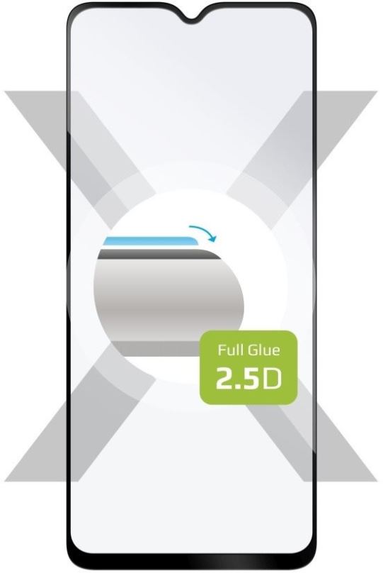 Ochranné sklo FIXED FullGlue-Cover pro Samsung Galaxy A04 černé