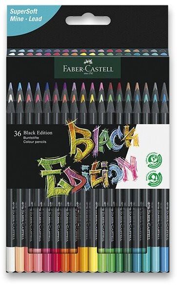 Pastelky Pastelky FABER-CASTELL Black Edition, 36 barev