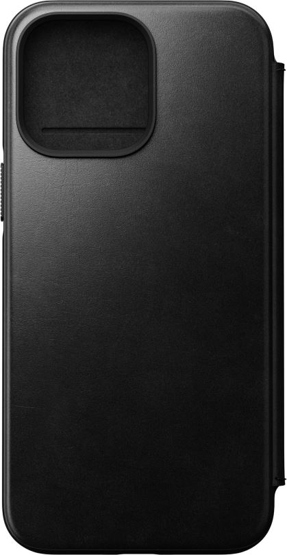 Pouzdro na mobil Nomad Leather MagSafe Folio Black iPhone 14 Pro Max