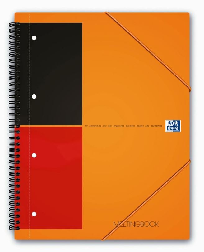 Zápisník OXFORD International Meetingbook A4+, 80 listů, linkovaný