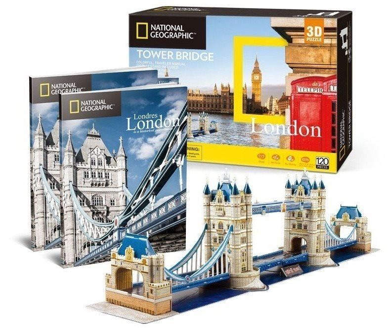 3D puzzle 3D puzzle National Geographic: Tower Bridge 120 dílků