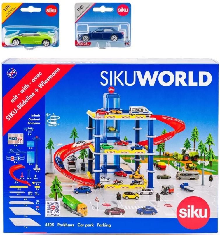 Garáž pro děti Siku World - Garáž se 2 auty