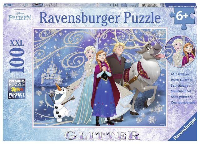Puzzle Ravensburger 136100 Disney Ledové království třiptící se sníh