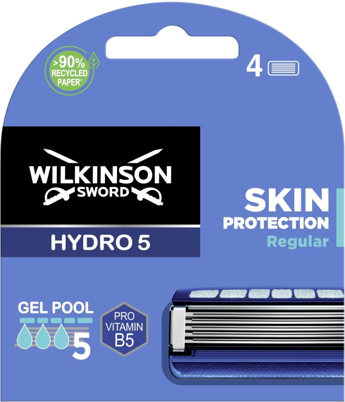 Pánské náhradní hlavice WILKINSON Hydro 5 Skin Protection 4 ks