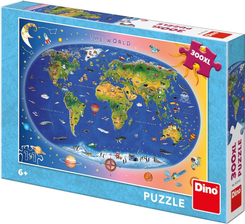 Puzzle Dětská mapa