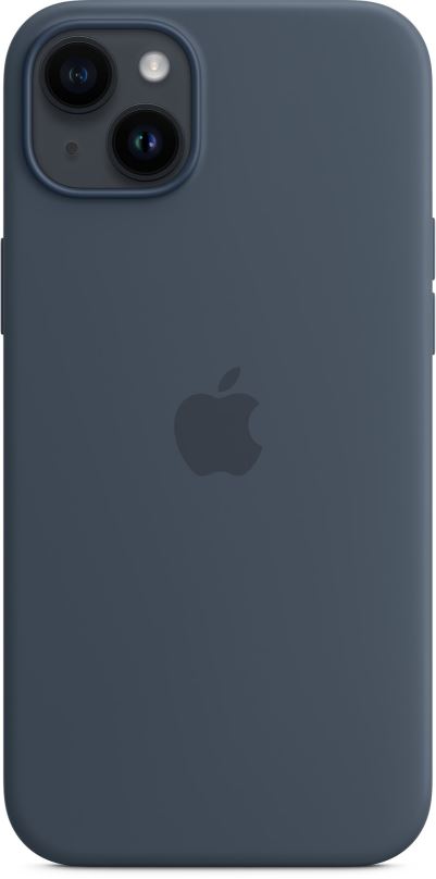 Kryt na mobil Apple iPhone 14 Plus Silikonový kryt s MagSafe bouřkově modrý