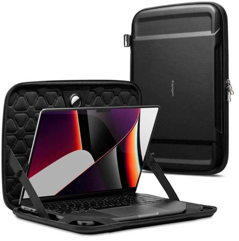 Pouzdro na notebook Spigen Rugged Armor Pro MacBook Pro 14" 2021 Black
