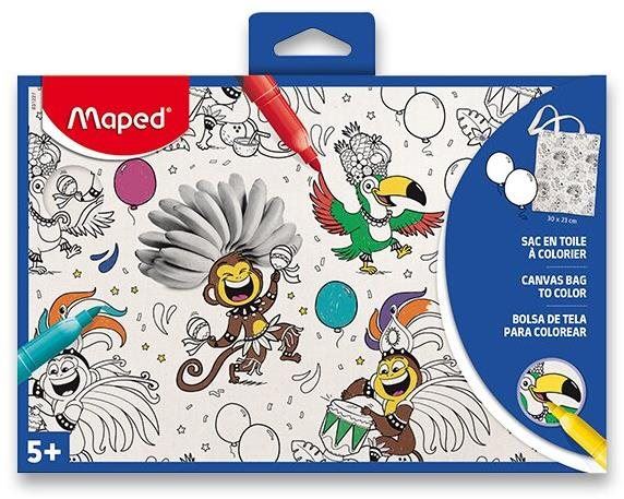 Kreativní sada MAPED plátěná taška k vymalování