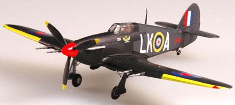 Model letadla Easy Model - Hawker Hurricane Mk.II, RAF, 87.Sqn , 1/72