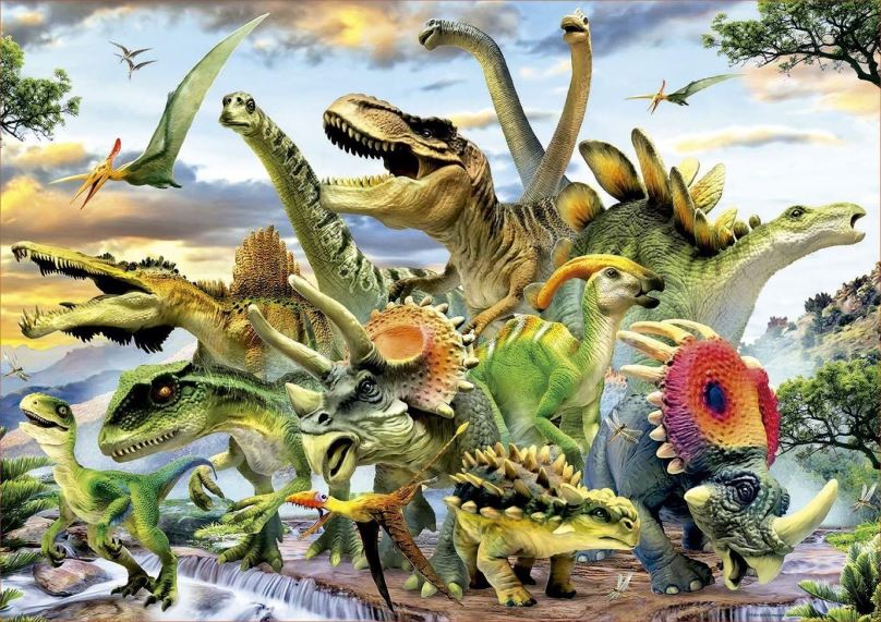 Puzzle Educa Puzzle Dinosauři 500 dílků