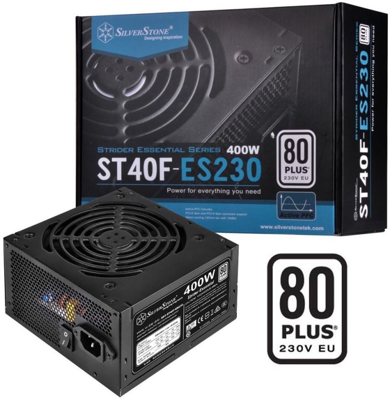 Počítačový zdroj SilverStone Strider Essential 80Plus ST40F-ES230 400W