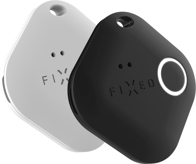 Bluetooth lokalizační čip FIXED Smile PRO Duo Pack - černý + bílý