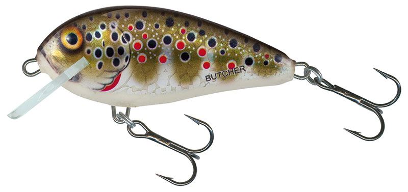 Salmo Wobler Butcher Sinking 5cm 7g Holographic Brown Trout
