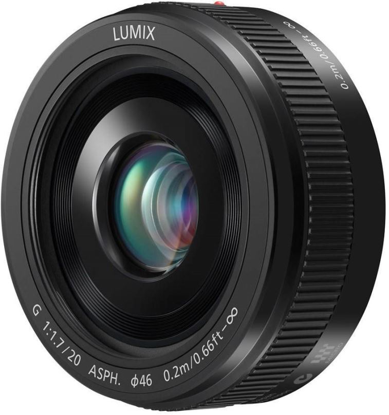 Objektiv Panasonic Lumix G 20mm f/1.7 černý