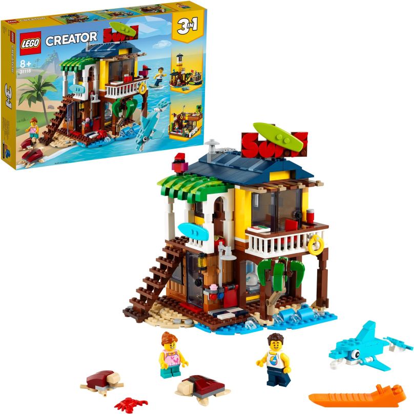 LEGO stavebnice LEGO® Creator 31118 Surfařský dům na pláži