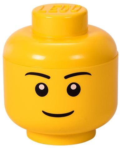 Úložný box LEGO úložná hlava (velikost S) - chlapec