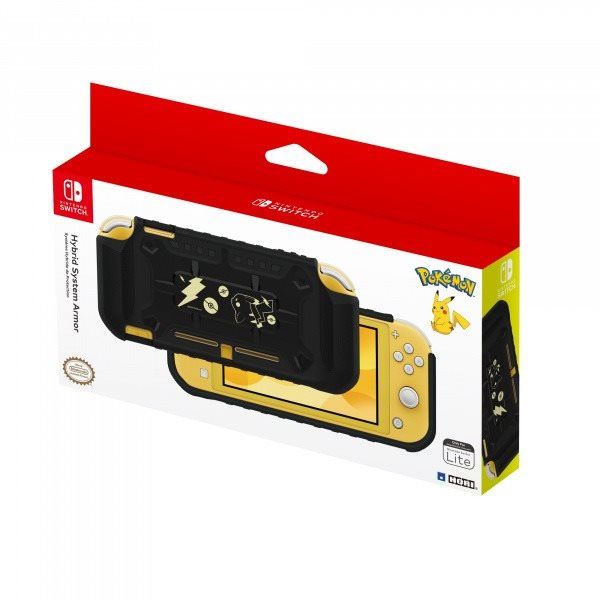 Obal na Nintendo Switch Hori Hybrid System Armor Pikachu Black Gold - Nintendo Switch Lite