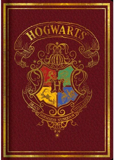 Zápisník Harry Potter - Hogwarts Houses - zápisník