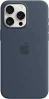 Kryt na mobil Apple iPhone 15 Pro Max Silikonový kryt s MagSafe bouřkově modrý