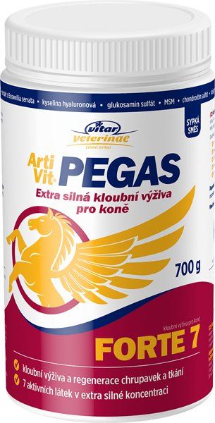 Kloubní výživa pro koně Vitar Veterinae ArtiVit Pegas Forte 7  - Extra silná kloubní výživa pro koně 700 g
