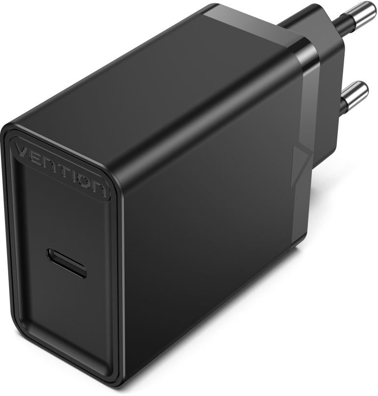 Nabíječka do sítě Vention 1-port USB-C Wall Charger (30W) Black
