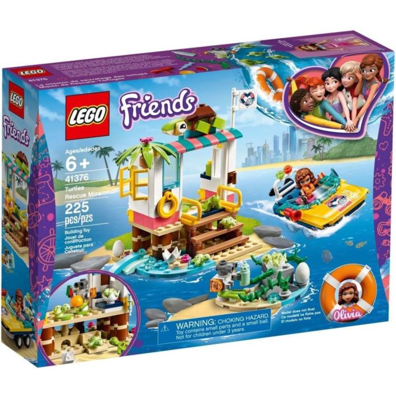 LEGO stavebnice LEGO Friends 41376 Mise na záchranu želv