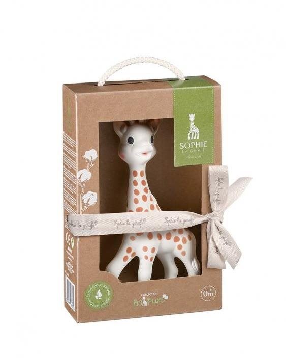 Kousátko Vulli Žirafa Sophie So’Pure dárkové balení