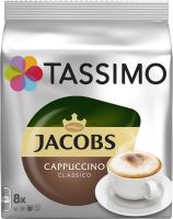 Kávové kapsle TASSIMO kapsle Jacobs Cappuccino 8 nápojů