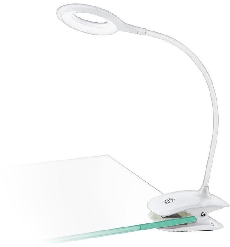 Stolní lampa Eglo - LED Stmívatelná lampa s klipem 1xLED/3W/230V bílá
