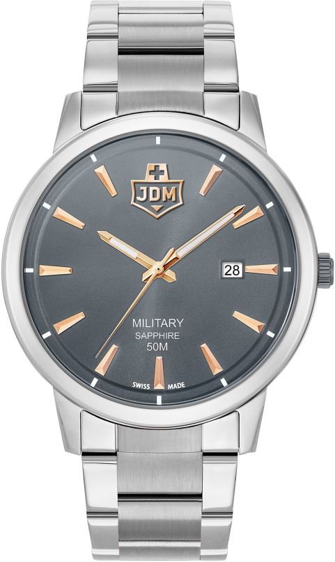 Dárková sada hodinek JDM Military Bravo I JDM-WG006-04 (v sadě s kapesním nožem)