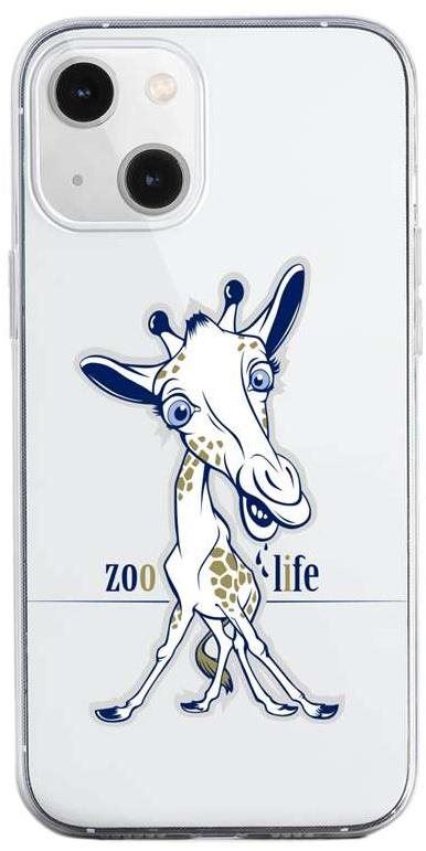 Kryt na mobil TopQ iPhone 13 mini silikon Zoo Life 64735