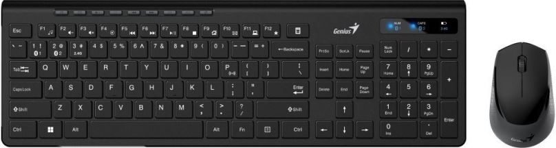 Set klávesnice a myši Genius SlimStar 8230 černá - CZ/SK