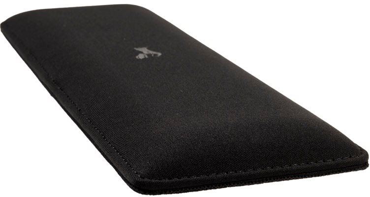 Podložka pod myš Glorious Padded Keyboard Wrist Rest - Stealth Compact, Slim, černá