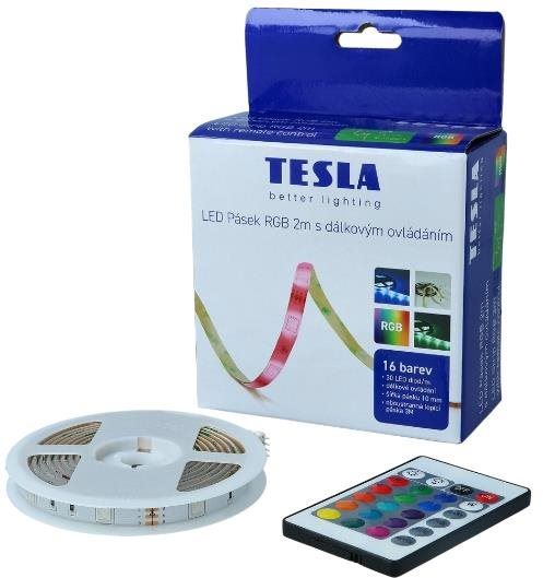 LED pásek Tesla LED pásek, 30LED/ m, délka 2 m + 1,5 m, 10 mm, RGB, SMD5050, IP20