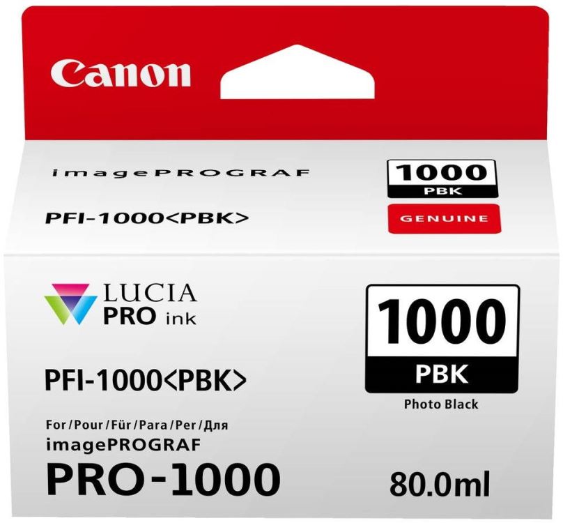 Cartridge Canon PFI-1000PBK černá