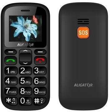 Mobilní telefon Aligator A321 Senior Grey