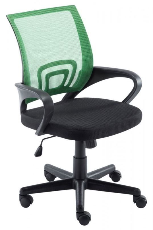 Kancelářská židle BHM GERMANY Hanna černo-zelená