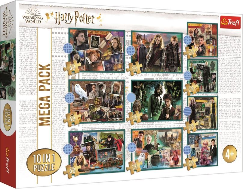 Puzzle Trefl Puzzle Harry Potter mega pack 10v1