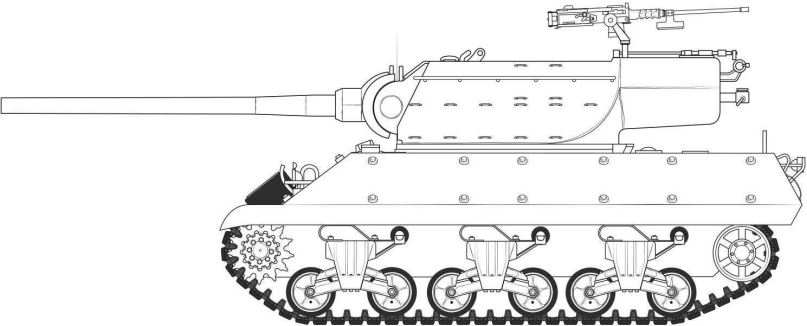 Model tanku Classic Kit tank A1366 - M36/M36B2 "Battle of the Bulge"