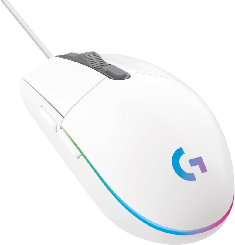 Herní myš Logitech G102 Lightsync, white