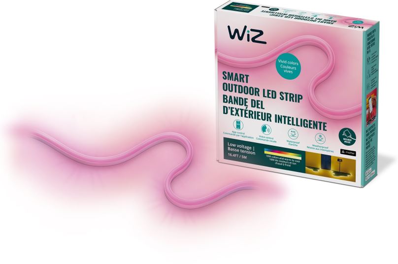 Zahradní osvětlení WiZ Outdoor RGBW LED strip kit 5m Type C