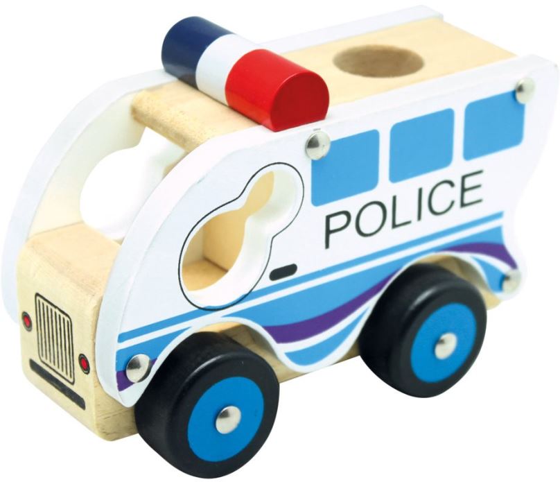 Auto Bino Dřevěné auto policie