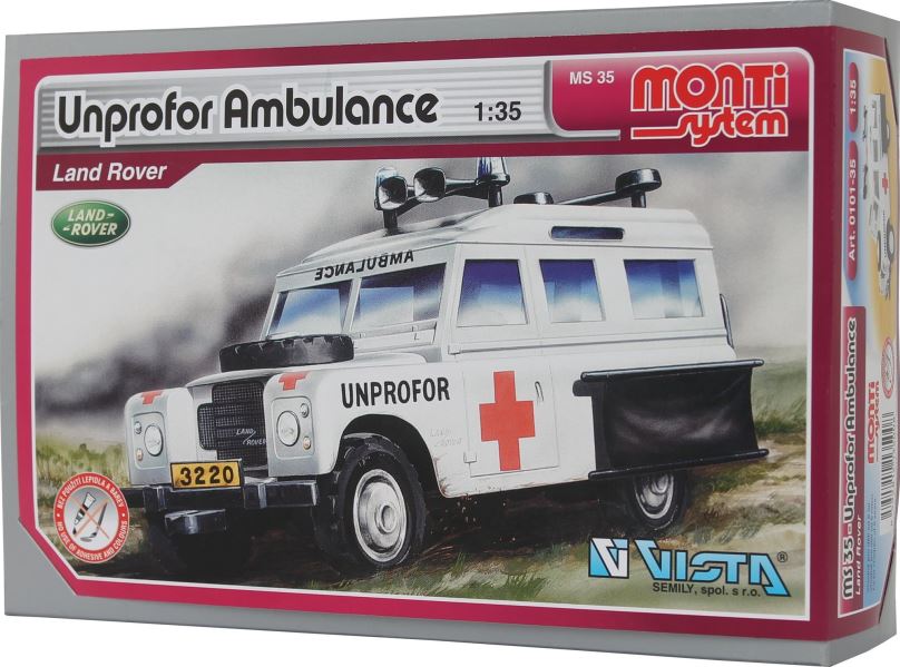 Model auta Monti System MS 35 – Unprofor Ambulance