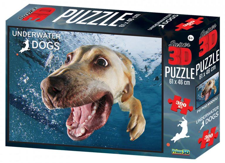 PRIME 3D Puzzle Potápějící se psi: Nevada 3D 300 dílků