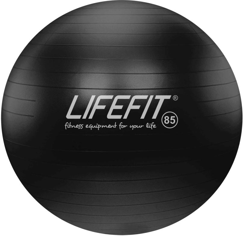 Gymnastický míč Lifefit anti-burst 85 cm, černý