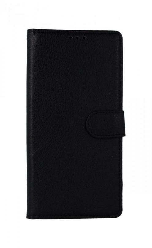 Kryt na mobil TopQ Xiaomi Redmi Note 9 knížkový černý s přezkou 50679