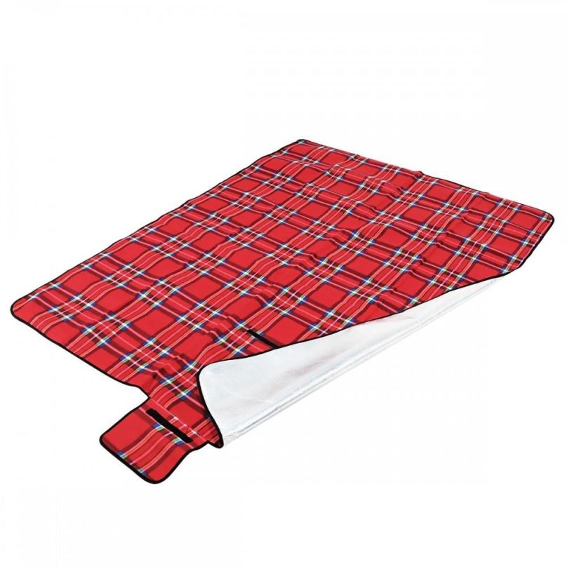 Pikniková deka Pikniková deka 200×150 cm, károvaná-červená