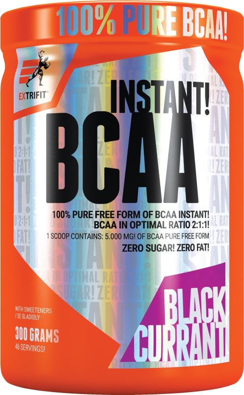 Aminokyseliny Extrifit BCAA Instant 300 g black currant