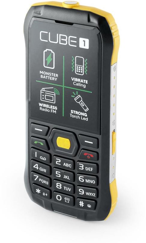 Mobilní telefon CUBE1 X200 žlutá